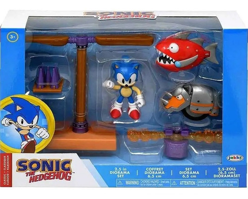 Sonic The Hedgehog Set Diorama De 6,5cm 40486
