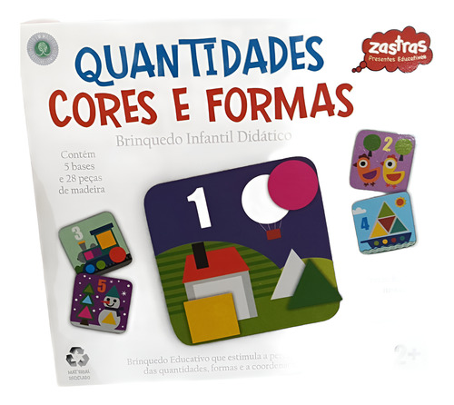 Jogo Educativo Cores E Formas Infantil Estimula A Percepção