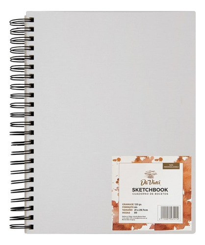 Sketch Book Da Vinci Personalizable 120g A5 Serviciopapelero