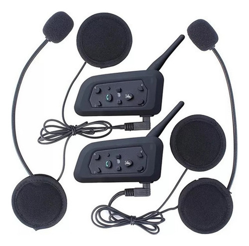 Casco Bluetooth para motocicleta Intercom V6 1200 mm