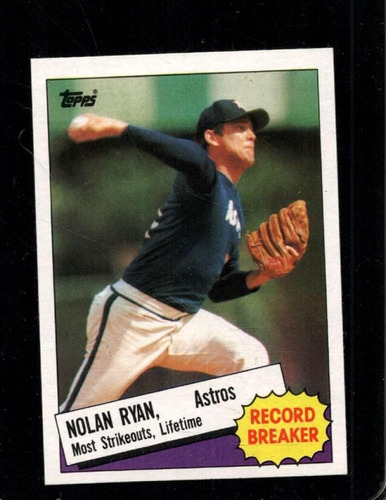 1985 Topps 7 Nolan Ryan Rb Nmmt Astros