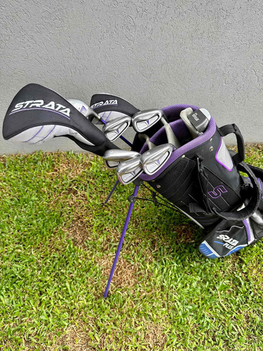Imagen 2 de 9 de Set Palos Callaway Strata Plus Dama Golf