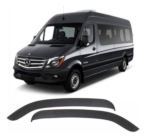 Calha De Chuva Acrilica Mercedes Sprinter 2018 2019 - 2pts