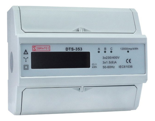 Medidor De Energia Kwh Dts353 Trifásico 220/380v Tc 1200/5a