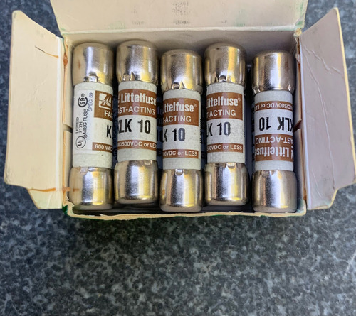 Fusible Littelfuse Klk 10 - Caja Con 10 Pzs