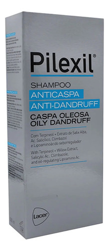 Pilexil Shampoo Anticaspa Caspa Grasa 300 Ml