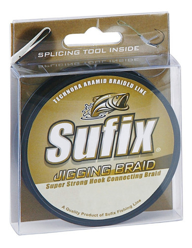 Linea Sufix Jigging Braid 140 Lb Para Armado De Asistentes Color Marrón