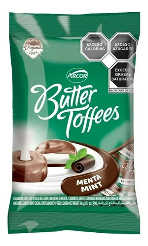 15 Pzas Caramelos Arcor Butter Toffees Relleno Sabor Crema D