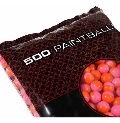 500 Bolitas Calibre 0,68 De Paintball