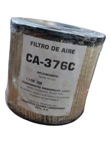 Filtro De Aire Infil Ca376c Toyota Hylux 