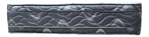 Conjunto Sommier Ayfa Privilege 90x190 1p 1/2 Espuma 130kg Color Negro