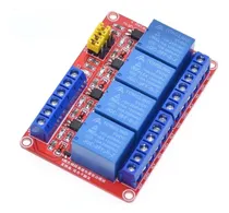 Comprar Módulo Relé, 4 Canales 5v,  Con Optoacoplador, Para Arduino.