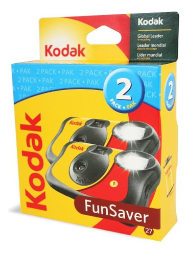 Kodak Funsaver Cámara De Película De Un Solo Uso (paquete De