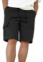 Comprar Bermuda  Cargo Pantalon De Hombre Jogger Chupin Elastizado