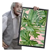 Comprar Quadro E Moldura Pinturas Folhas Flores E Plantas B 60x42cm