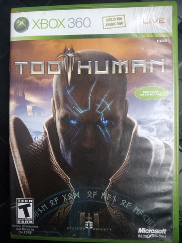 Too Human Juego Xbox 360 Físico Original En Español 
