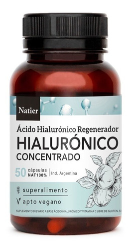 Ácido Hialuronico X 50 Cápsulas - Natier  