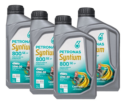 Óleo 10w30 Api Sp Semi Sintetico Petronas - 4 Litros