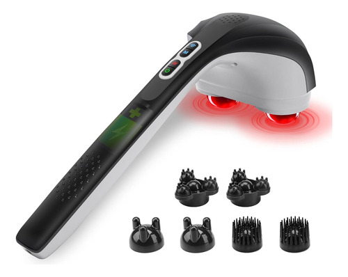 Snailax Masajeador De Espalda Inalámbrico De Mano Con Calor,