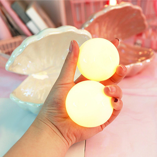 Lámpara De Noche Decoración Perla Lámpara Led Para