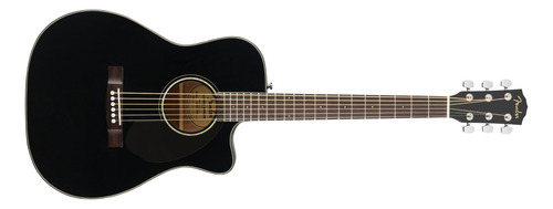 Guitarra Electroacústica Fender Classic Design CC-60SCE 097-0153-021 para diestros black walnut brillante