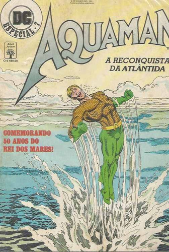 Dc Especial 07 Aquaman - Abril - Bonellihq Cx154 K19