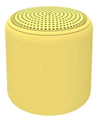 Caixa De Som Bluetooth Inpods Little Fun Caixinha Portatil Cor Amarelo