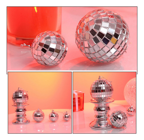 Decoraciones De Cristal Disco Ball Prom, 12 Unidades