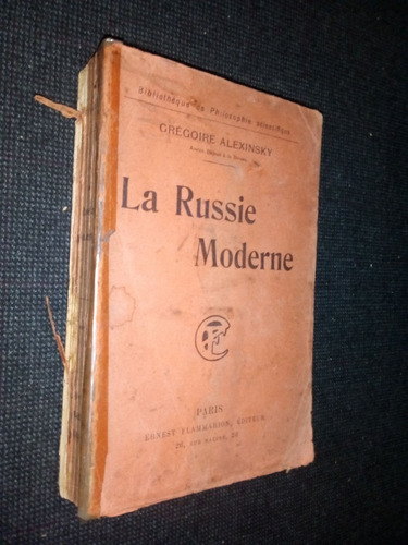 La Russie Moderne Gregoire Alexinsky