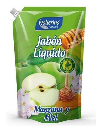 Jabon Liquido Ballerina Manzana Miel 750ml( 3uni)-super