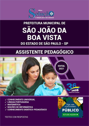 Apostila São João Da Boa Vista - Assistente Pedagógico