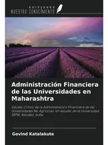 Comprar Libro: Administración Financiera De Las Universidades En Mah