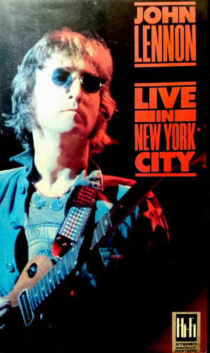 Beatles Vhs John Lennon ''live In New York City'' (arg.)