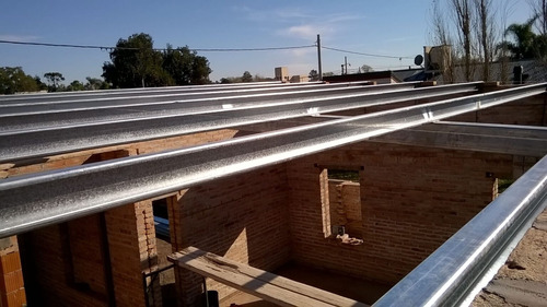 Perfil C Chapa Galvanizada 80x50x15 1.6 X12m Hierroslafinita