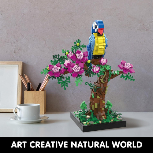 Juego De Construcción Loro Micro Ladrillos 21.6 Cm