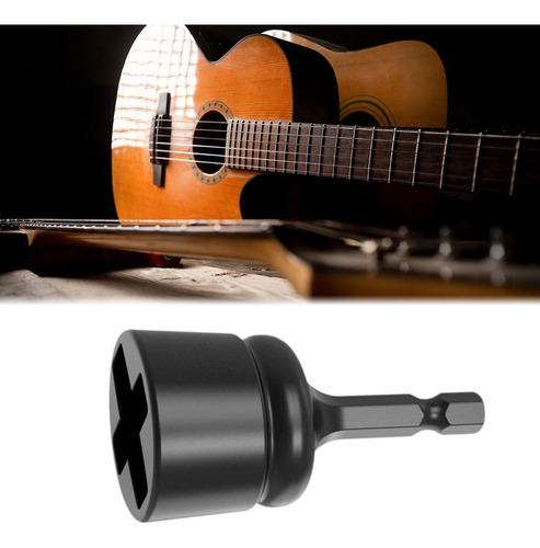 Broca Para Guitarra, Enrollador De Clavijas, Negro