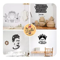 Comprar Vinilos Decorativos Frida Kahlo Frases Citas Para Pared