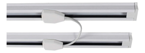 Conector Contato Extensão P/ Trilho Eletrificado St2292 Estrutura Branco 110v/220v