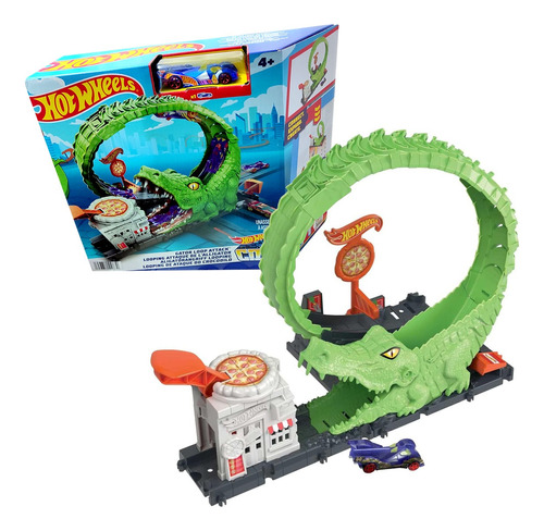 Pista Hot Wheels Gator Loop Attack