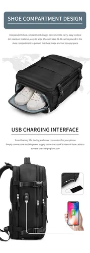 Mochila Viaje Carry On Equipaje Cabina Avion Viral Amazon