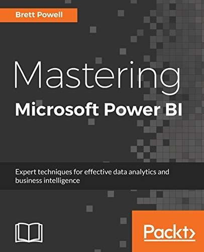 Book : Mastering Microsoft Power Bi Expert Techniques For..