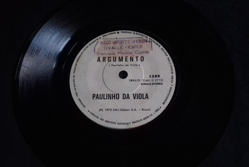 Single Paulinho Da Viola - Argumento