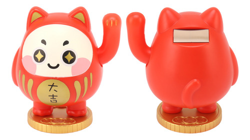 Adorno Decorativo Alimentado Por Energía Solar Lucky Cat