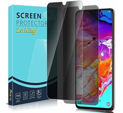 Paquete De 2 Zeking Design Para Galaxy A70 (2019) Protector 