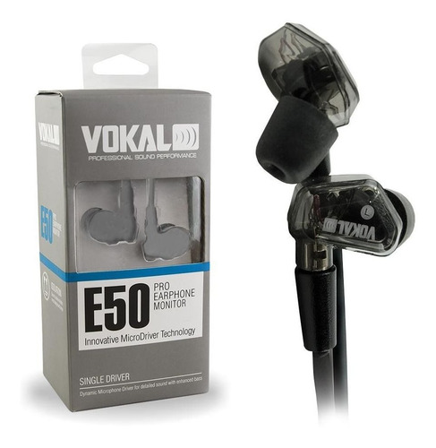 Fone De Ouvido In Ear Profissional E50 Pro Isolamento 37db