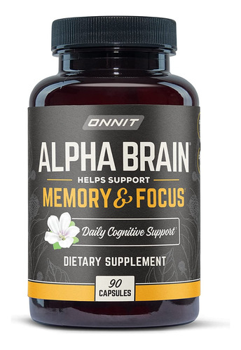 Alpha Brain Premium Enfoque, Concentración Y Memoria Eficaz