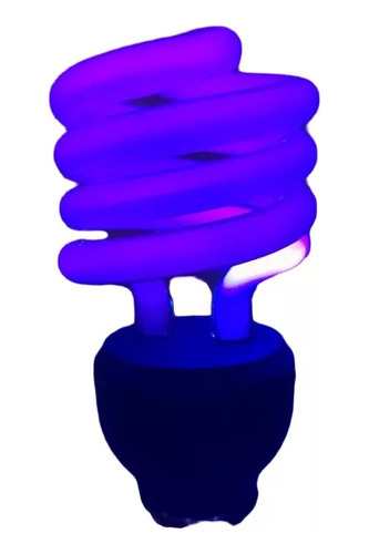 Bombillo Fluorescente Ultravioleta Luz Iluminación Espiral