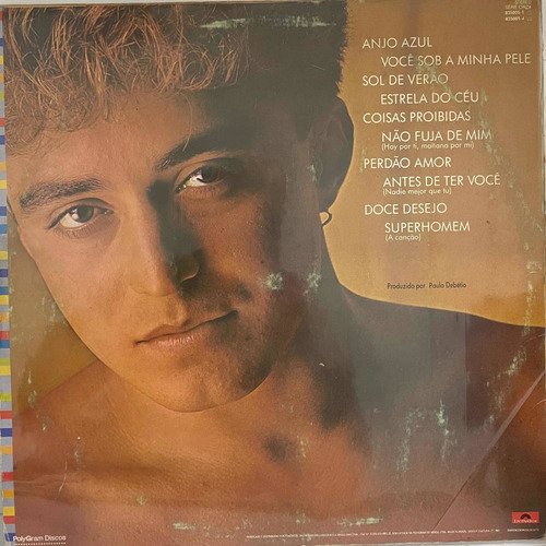 Lp Vinil Markinhos Moura - Anjo Azul - 1987 - Mv (Usado)