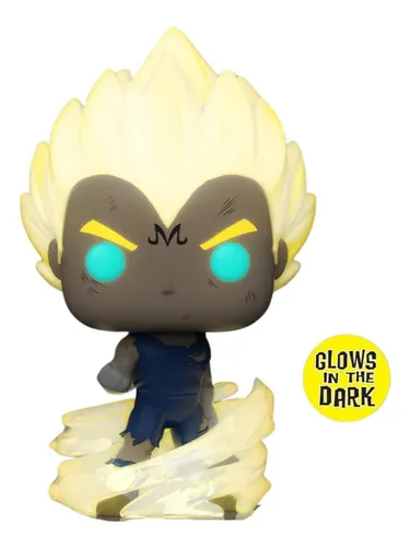 Funko Pop Tees Dragon Ball Z Majin Vegeta Glow In The Dark L