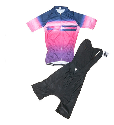 Ropa De Ciclismo Mujer Rosada M